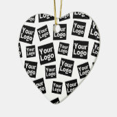 Uw ontwerp of zakelijke Logo | Willekeurige plaats Keramisch Ornament (Links)