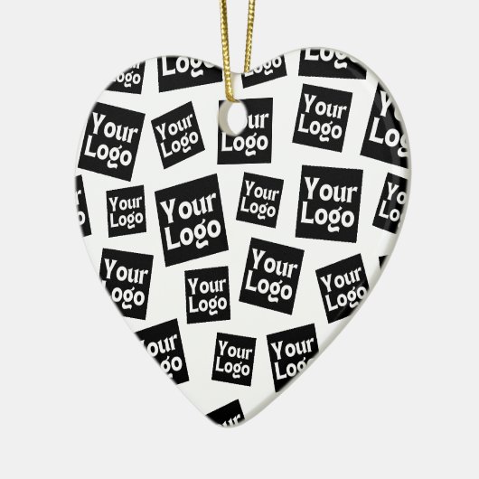 Uw ontwerp of zakelijke Logo | Willekeurige plaats Keramisch Ornament (Links)