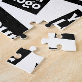 Uw ontwerp of zakelijke Logo | Willekeurige plaats Legpuzzel (Zijkant)