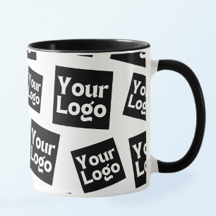 Uw ontwerp of zakelijke Logo   Willekeurige plaats Mok