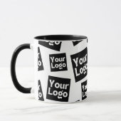 Uw ontwerp of zakelijke Logo | Willekeurige plaats Mok (Links)