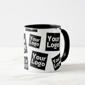 Uw ontwerp of zakelijke Logo | Willekeurige plaats Mok (Voorkant rechts)