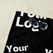 Uw ontwerp of zakelijke Logo | Willekeurige plaats Strandlaken (In situ)