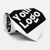 Uw ontwerp of zakelijke Logo | Willekeurige plaats Stropdas (Opgerold)