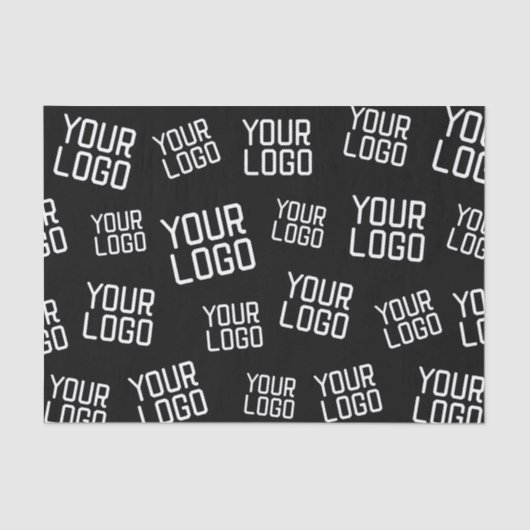 Uw ontwerp of zakelijke Logo | Willekeurige plaats Tissuepapier (Voorkant)