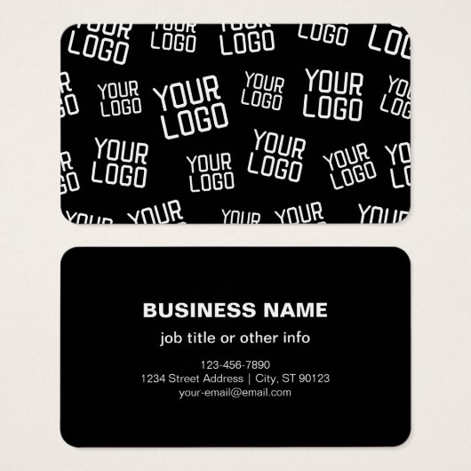 Uw ontwerp of zakelijke Logo | Willekeurige plaats Visitekaartje (Voorkant /achterkant)