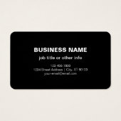 Uw ontwerp of zakelijke Logo | Willekeurige plaats Visitekaartje (Achterkant)