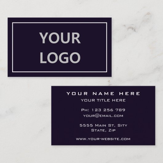 Uw ontwerp promotionele Visitekaartje Kies kleur (Voorkant / Achterkant)