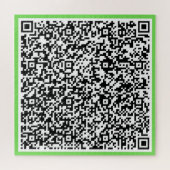 Uw ontwerp QR Code Puzzel Verrassingsbericht Gift (Horizontaal)