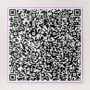 Uw ontwerp QR code puzzel voorbeeld aangepaste kle