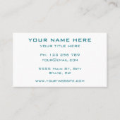 Uw ontwerp QR-code Visitekaartje Aangepaste kleur (Voorkant)