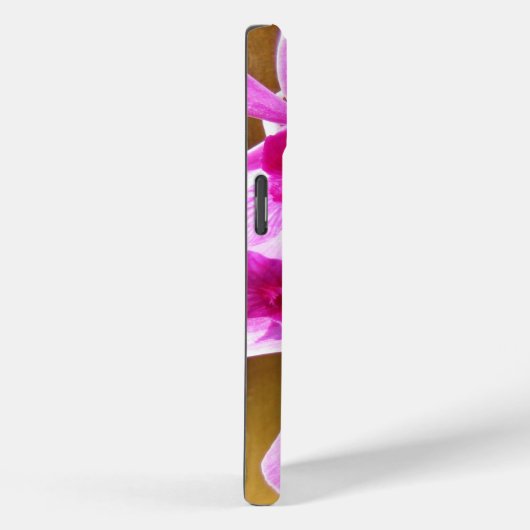 Uw ontwerp roze orchidee Case-Mate iPhone case (Achterkant / Rechts)