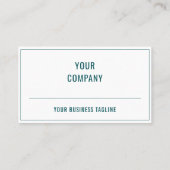 Uw ontwerp twee kleuren visitekaartje sjabloon (Achterkant)