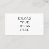 Uw ontwerp uploaden Aangepast  Visitekaartje (Achterkant)