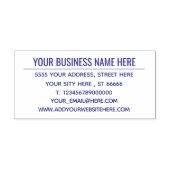 Uw ontwerpadres Self-inking Stamp Sjabloon Zelfinktende Stempel (Design)