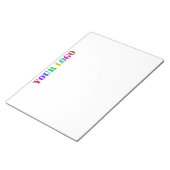 Uw ontwerpbedrijf Logo Business Notitieblok voorbe (Schuin)