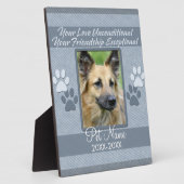 Uw onvoorwaardelijke liefde Aangepaste sympathie v Fotoplaat (Zijkant)