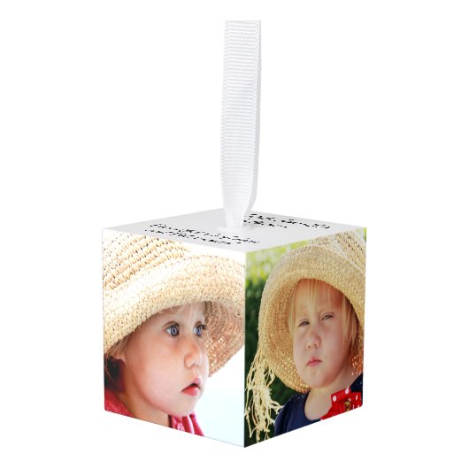 Uw Ornament voor het maken van een kubus (Voorkant hoekig)