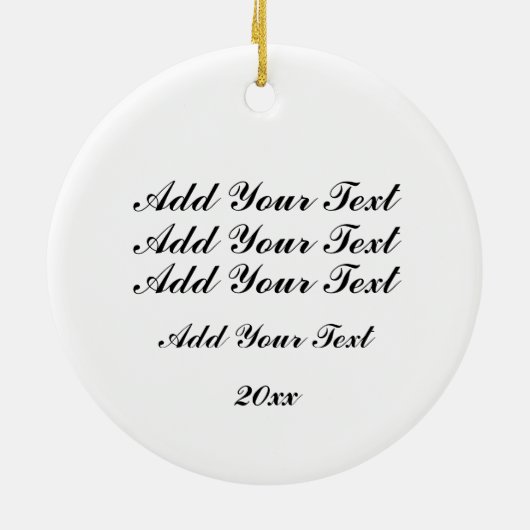 Uw Ornament voor het maken van foto's (Achterkant)