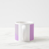 Uw overlappende initialen | Moderne roze geometris Espresso Kop (Achterkant)