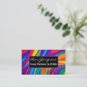 Uw partner in trots visitekaartje (Staand voorkant)