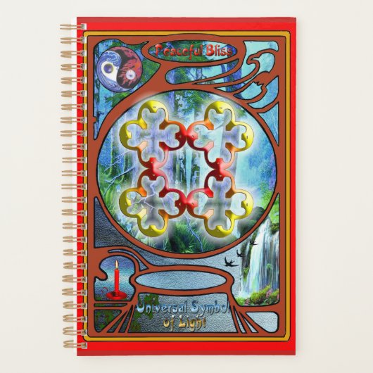 Uw peaceful Bliss Diary Planner (Voorkant)