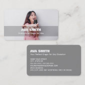 Uw perfecte zanger voor elke gelegenheid visitekaartje (Voorkant / Achterkant)