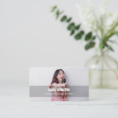 Uw perfecte zanger voor elke gelegenheid visitekaartje (Staand voorkant)