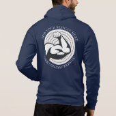 Uw personeel van het Bedrijf van de Bedrijfs Logo  Hoodie (Achterkant)