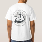 Uw personeel voor zakelijke Logo T-shirt (Achterkant)