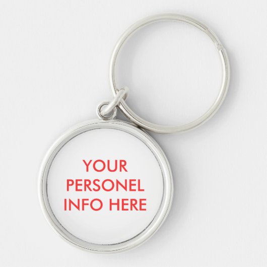 UW PERSONEELSGEGEVENS HIER SLEUTELHANGER (Voorkant)