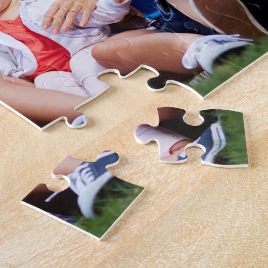 Uw persoonlijke familiefoto Puzzle Legpuzzel (Zijkant)