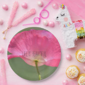 Uw persoonlijke foto en tekst papieren bordje (Feest)