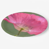 Uw persoonlijke foto en tekst papieren bordje (Gekanteld)