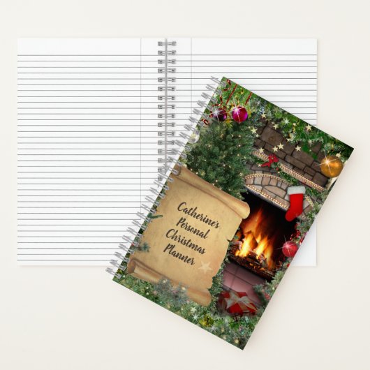 Uw persoonlijke kerstplanner notitieboek (Binnen)