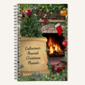 Uw persoonlijke kerstplanner notitieboek (Voorkant)
