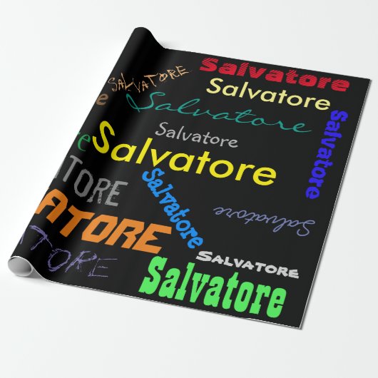 Uw persoonlijke omslagpapier cadeaupapier (Uitgerold)