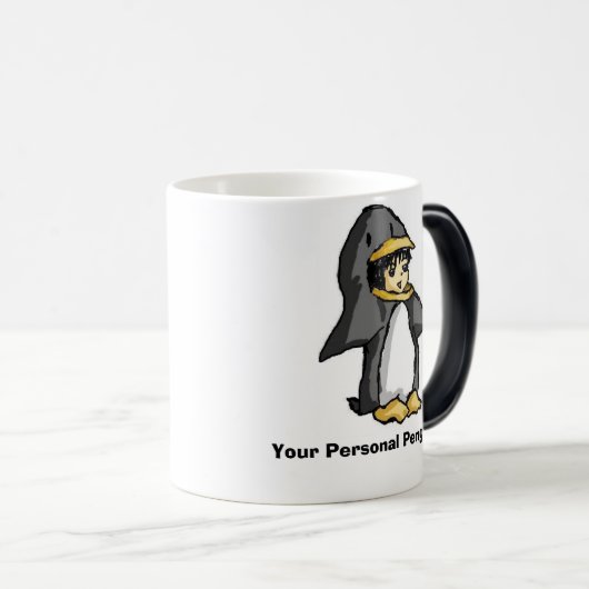 Uw persoonlijke pinguïn magische mok (Voorkant rechts)