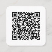 Uw persoonlijke QR-code die is gekoppeld aan uw UR Vierkante Visitekaartje (Voorkant)