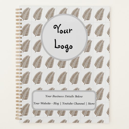 Uw persoonlijke zakelijke planner met uw logo (Voorkant)