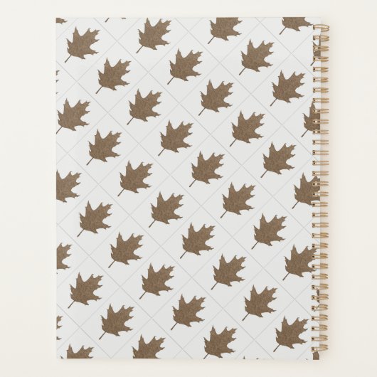 Uw persoonlijke zakelijke planner met uw logo (Achterkant)