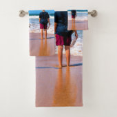 Uw Pet Photo Badhanddoeken met Aangepaste Tekstnaa Bad Handdoek (Insitu)