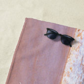 Uw Pet Photo Beach Handdoek met aangepaste tekst (In situ)