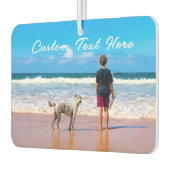 Uw Pet Photo Car Luchtverfrisser met aangepaste te (Links)