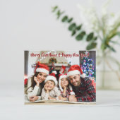 UW PHOTO aangepast kerstbriefkaart Briefkaart (Staand voorkant)