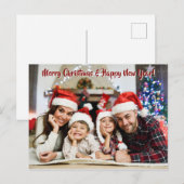 UW PHOTO aangepast kerstbriefkaart Briefkaart (Voorkant / Achterkant)