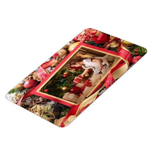 UW PHOTO aangepast kerstmagneet Magneet (Linkerzijde)