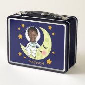 UW PHOTO aangepaste Astronaut-lunchboxen (Achterkant)