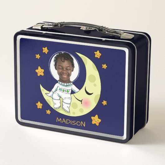 UW PHOTO aangepaste Astronaut-lunchboxen (Achterkant)