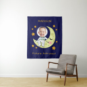 UW PHOTO aangepaste Astronaut tapisserieën Wandkleed